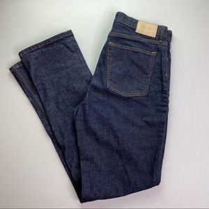 Everlane High Rise Straight Dark Wash Jeans